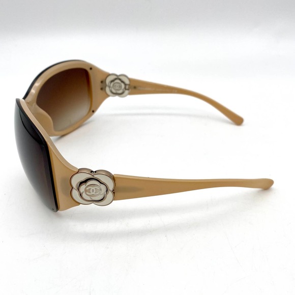 CHANEL Brown Gradient Butterfly Sunglasses main image 4
